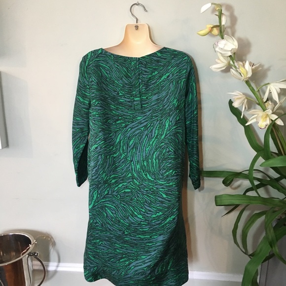 TIBI SHIFT  DRESS 100% sift silk - Picture 3 of 8